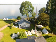 Camp seen from above